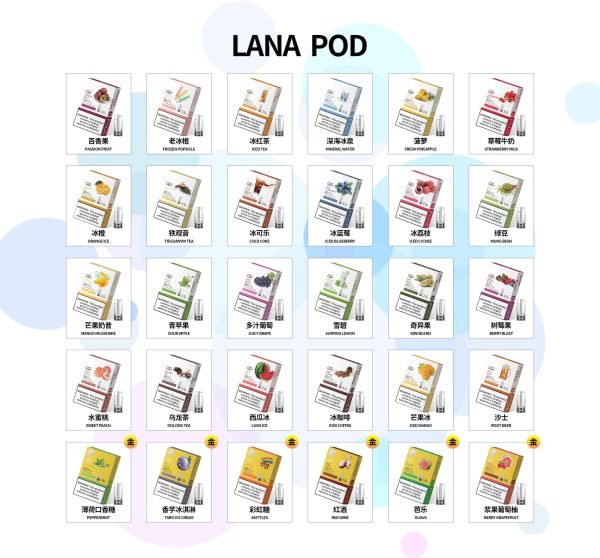 LANA 發光煙彈 lana 通用 悅刻一代 通配 VEEX SP2S RELX：圖片 5
